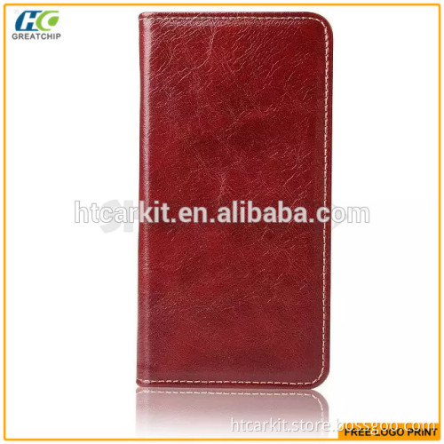 Crazy horse Leather Case For Samsung Galaxy note 5 PU case